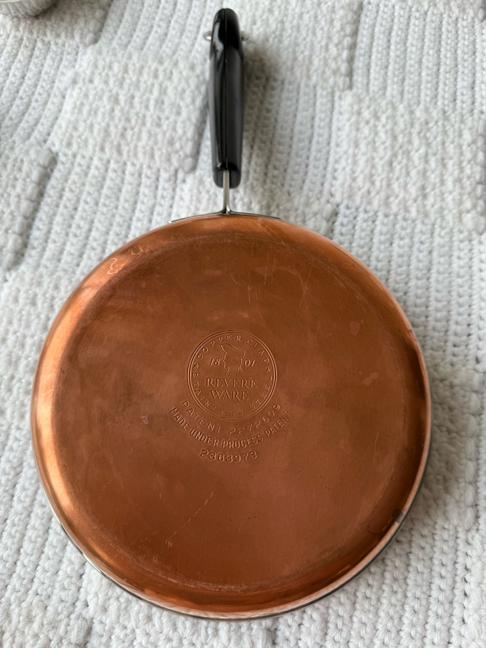 Vintage 8” Revere Ware Egg Poacher Copper Clad Pan - Picture 8 of 14
